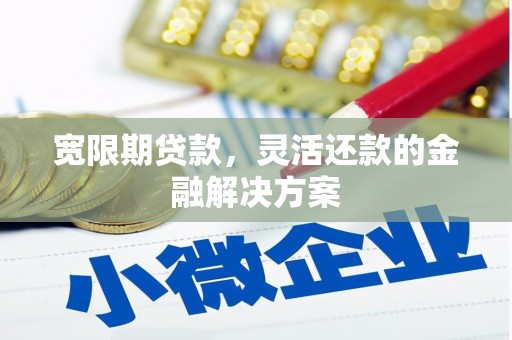 北镇宽限期贷款，灵活还款的金融解决方案