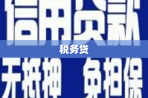 北镇税务贷