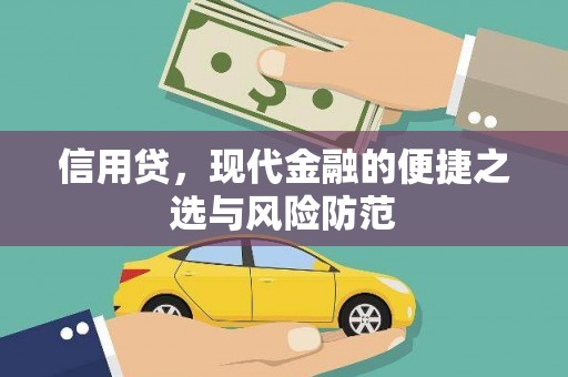 北镇信用贷，现代金融的便捷之选与风险防范