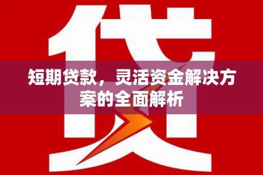 北镇短期贷款，灵活资金解决方案的全面解析