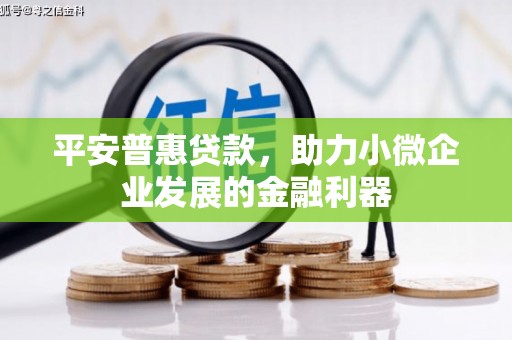 北镇平安普惠贷款，助力小微企业发展的金融利器